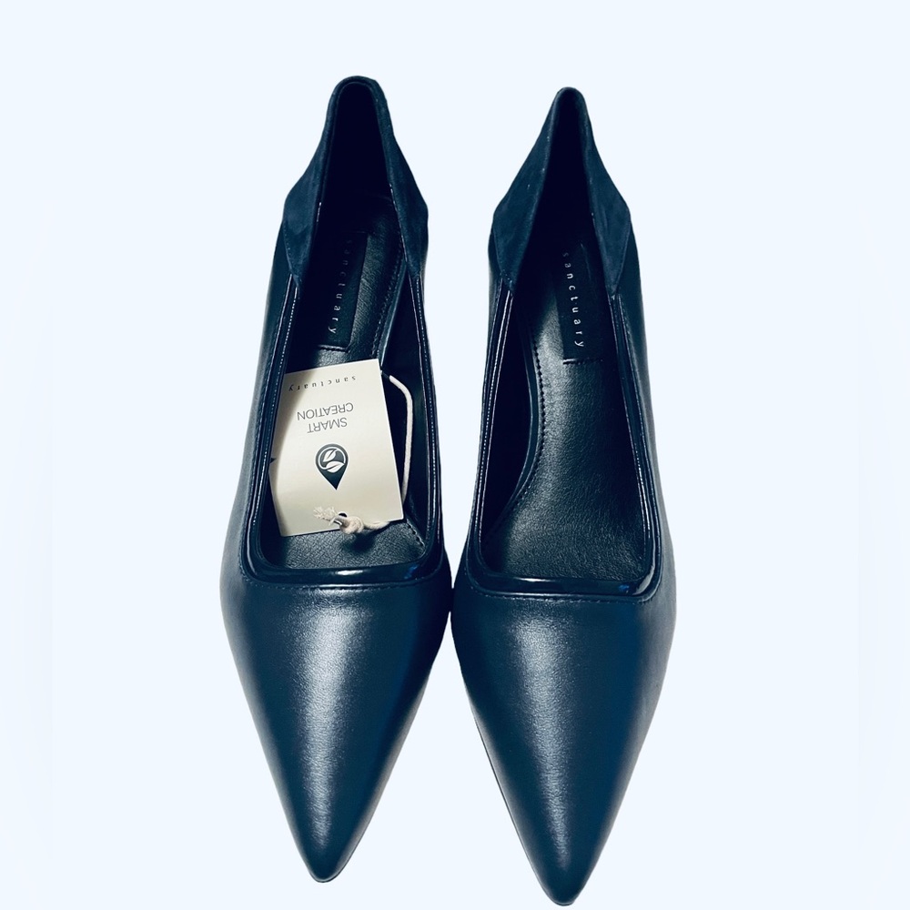 Sanctuary Perk Pointed Kitten Heel Pomp